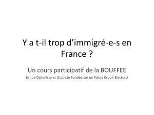 Source INSEE + recensement Immigré-es Etranger-es