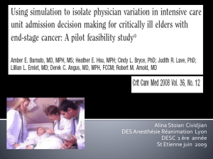 Using simulation to isolate physician variation in intensive care unit