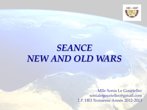 seance new and old wars