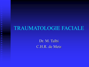 traumatologie faciale