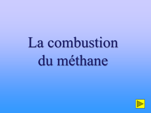 La molécule de méthane