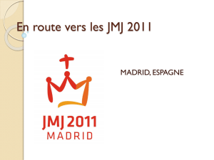En route vers les JMJ 2011