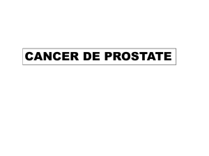 cancer prostatique