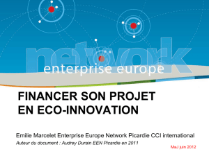 eco-innovation - CCI International Picardie