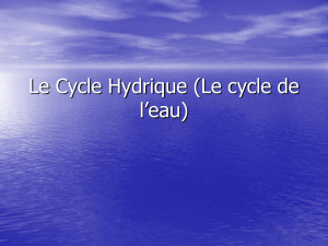 Le Cycle Hydrique - hrsbstaff.ednet.ns.ca
