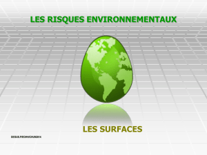Les risques environnementaux surfaces2014