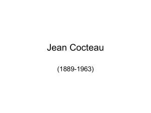 cette petite présentation Power Point sur Jean Cocteau