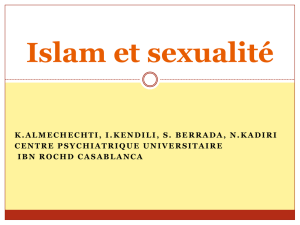 Couple séxualite et Islam