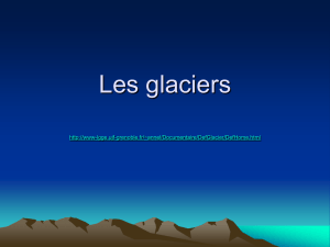 Les glaciers powerpoint