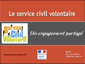 Le service civil volontaire