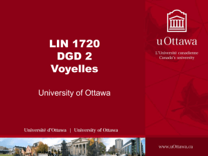 Gabarit Powerpoint - University of Ottawa