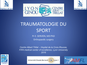Traumatologie-du-sport - Centre Albert Trillat