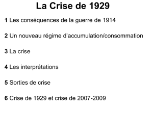 La Crise de 1929 1