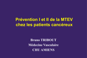 Prévention I et II et MTEV