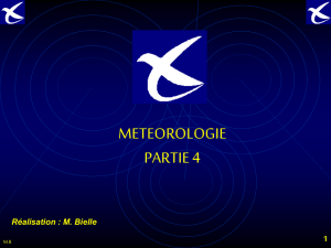 METEOROLOGIE PARTIE 3 METEOROLOGIE AERONAUTIQUE