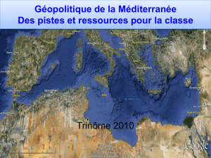 Géopolitique de la Méditerranée