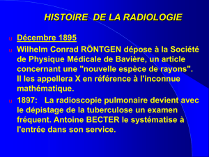 histoire de la radiologie