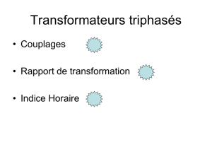 Transformateurs triphasés