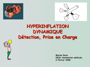 Hyperinflation dynamique : détection et prise en charge