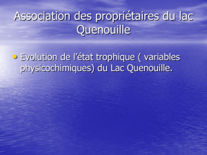 Mésotrophe - Lac Quenouille