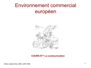 cours n°7 : communication en europe