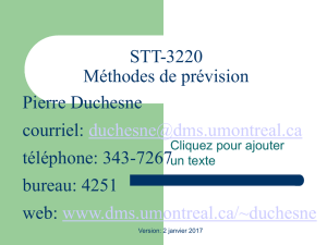 STT-3220 - Département de mathématiques et de statistique