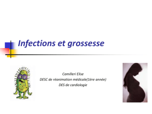 Infections et grossesse