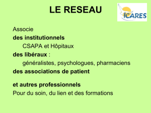 Bilan mars 2012 - Réseau de santé RAP