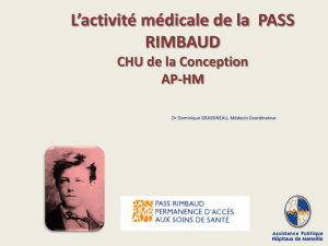 La PASS médico-sociale Rimbaud de l`APHM
