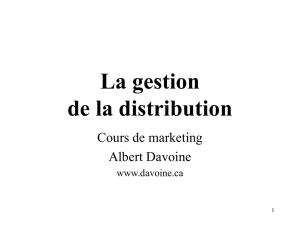 La distribution - Albert Davoine