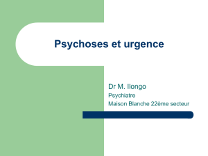 Psychoses et urgence – DESC MU 2008