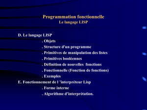 Le langage LISP