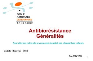 Antibiorésistance généralités 2012