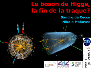 Le boson de Higgs