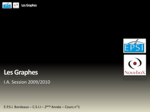 CSII2 – 01 – Les Graphes.pps - Nova-box