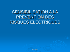 sensibilisation a la prevention des risques electriques