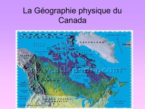 L`influence de la géographie sur l`identité des Canadiens