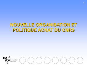 Diapositive 1 - CNRS - Délégation Normandie