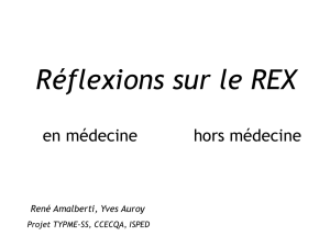 Réflexions sur le REX