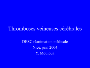 Y. Mouloua - DESC Réanimation Médicale