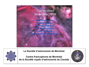 powerpoint - La Société d`Astronomie de Montréal
