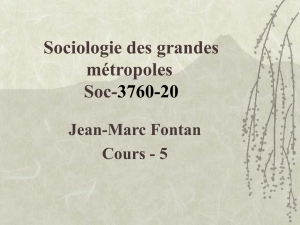 Sociologie des grandes métropoles Soc-3760-20