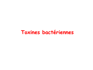 Toxines bactériennes
