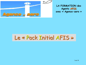Le « Pack Initial AFIS - agence