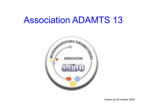 Association ADAMTS13-2009 - Cnr-mat