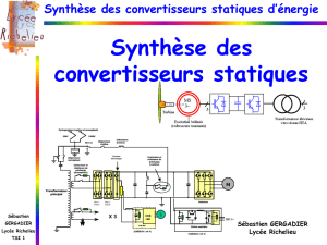 Synthèse des convertisseurs statiques d`énergie