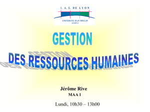 ressources humaines