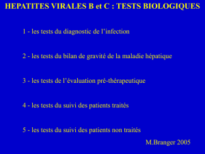 Hépatites B et C tests biologiques 2005