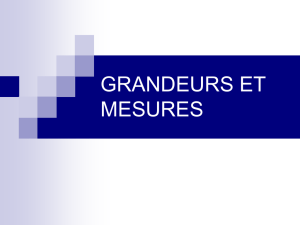 grandeurs et mesures - Mathématiques académie de Lille