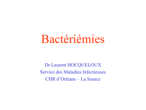 Bactériémies